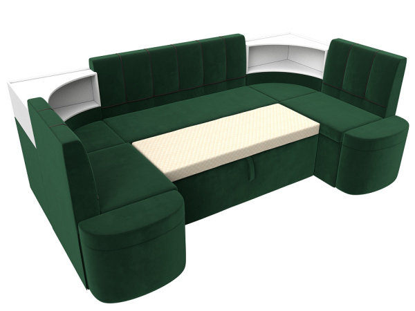 Диван кухонный П-образный Тефида Велюр