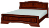 Кровать односпальная Карина 6 тахта (кровать одинарная 900х2000 цвет Орех)