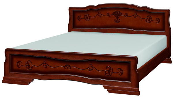 Кровать односпальная Карина 6 тахта (кровать одинарная 900х2000 цвет Орех)