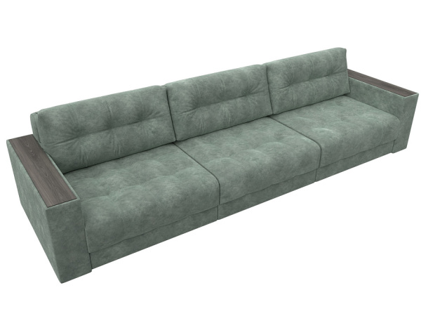 Диван прямой с декором Лига-049 НПБ Лонг Велюр