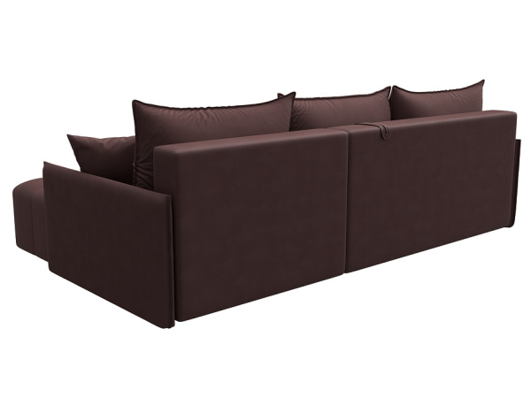 Диван угловой Лига-054 НПБ угол универсальный Замша