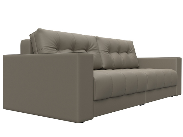 Диван прямой с декором Лига-049 НПБ Экокожа