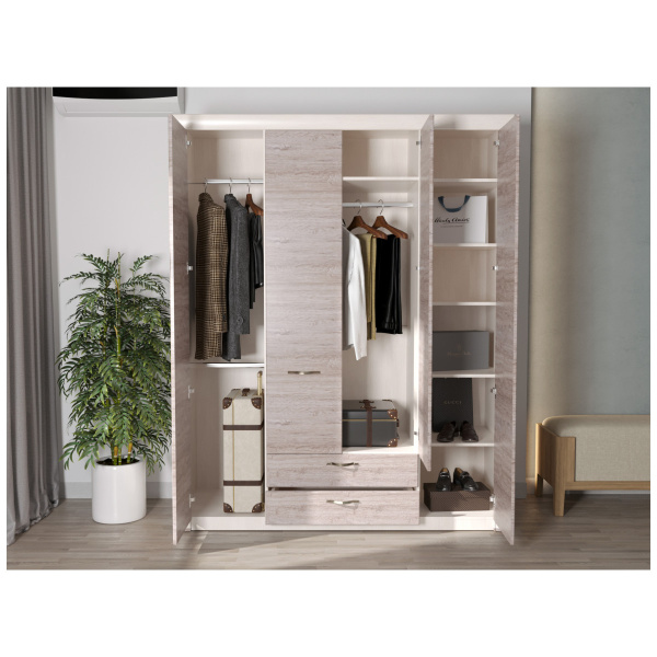 Шкаф 4D2S без зеркала OLIVIA