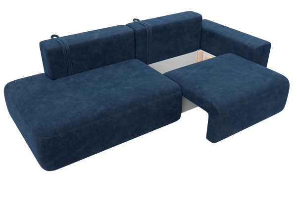 Диван прямой Лига-036 НПБ Модерн подлокотник справа Велюр