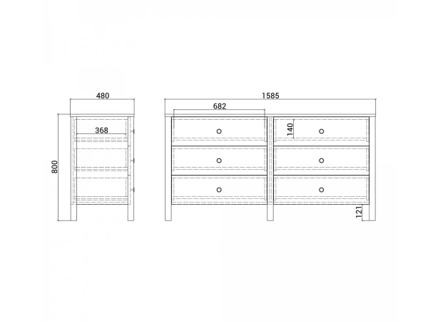 Комод Bergen home BG005