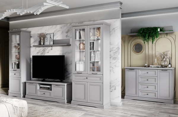 Шкаф с витриной 1V1D1S VALENCIA