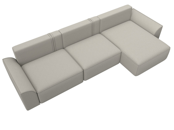 Диван угловой Лига-048 НПБ лонг Рогожка