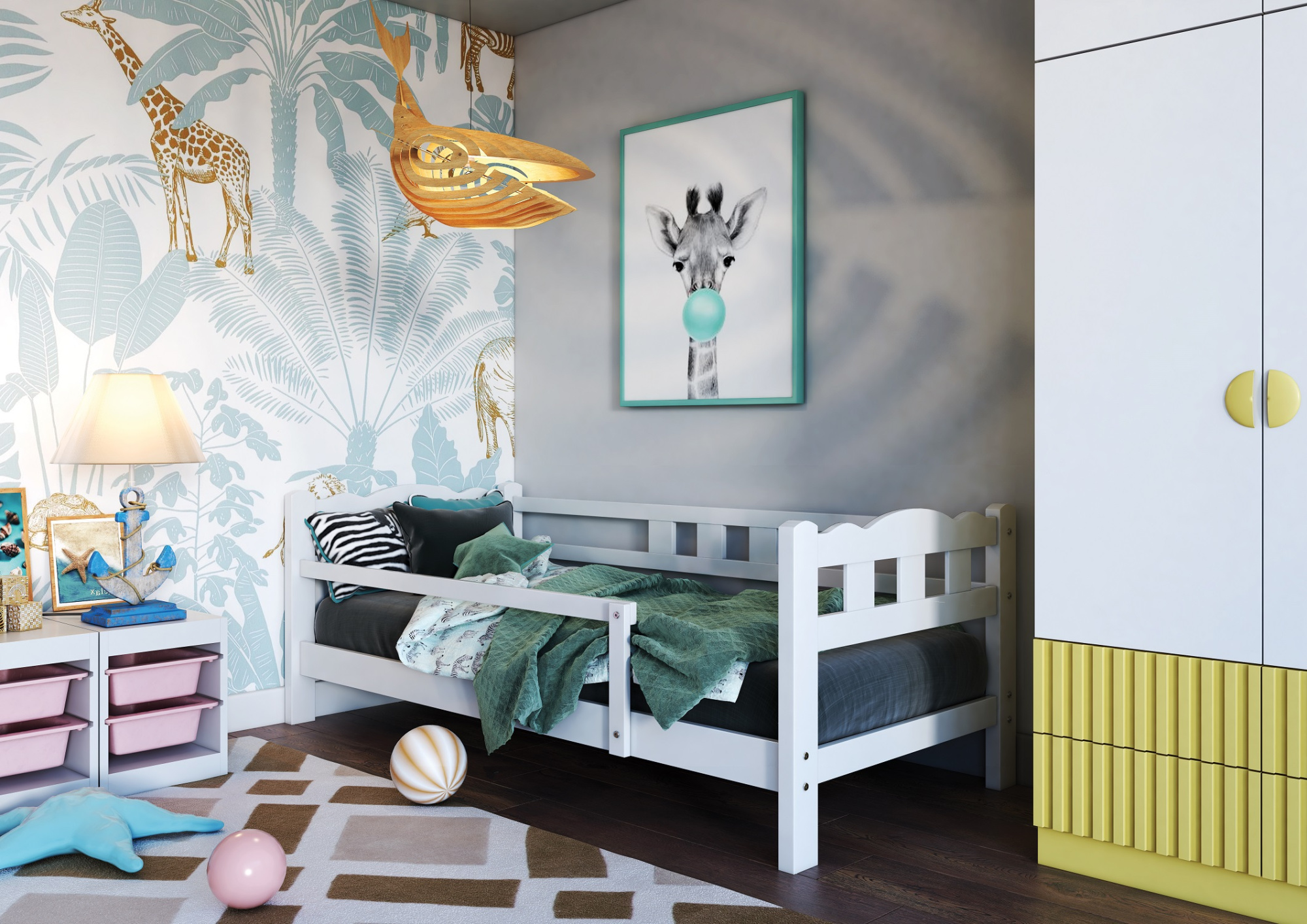 Кровать односпальная Миа