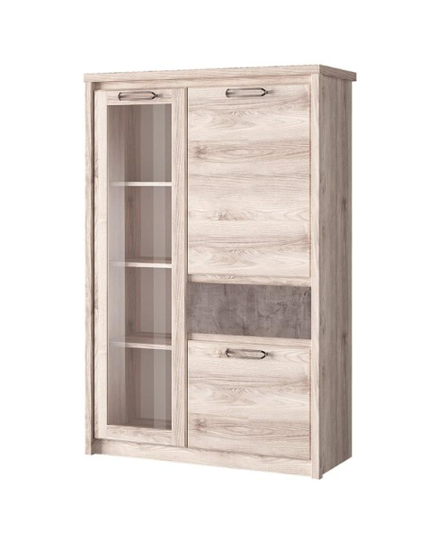 Шкаф с витриной 1V2D1S-1 JAZZ