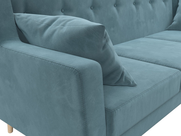 Диван кухонный прямой Брайтон 3 Велюр