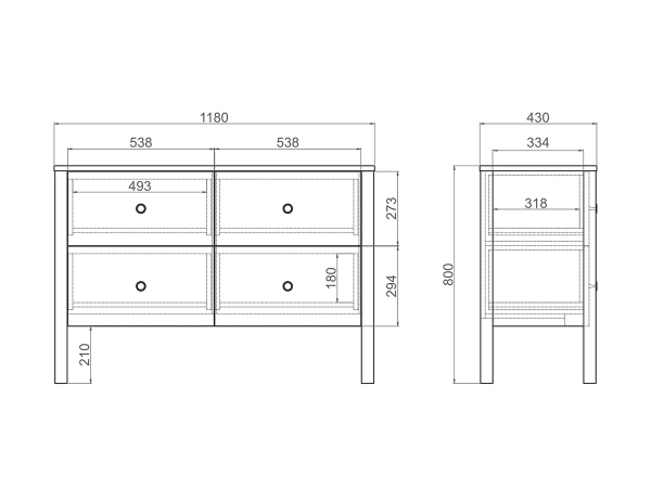 Комод Bergen home BG031