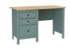 Стол письменный САГА (Цвет Темно-бирюзовый/ясень)