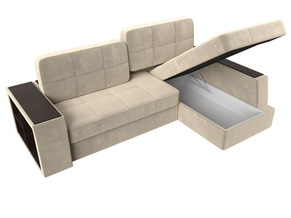 Диван угловой Брюссель правый угол Микровельвет