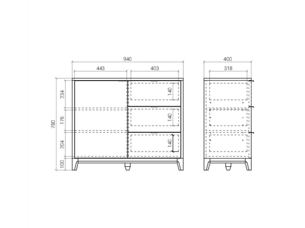 Комод Case CS029