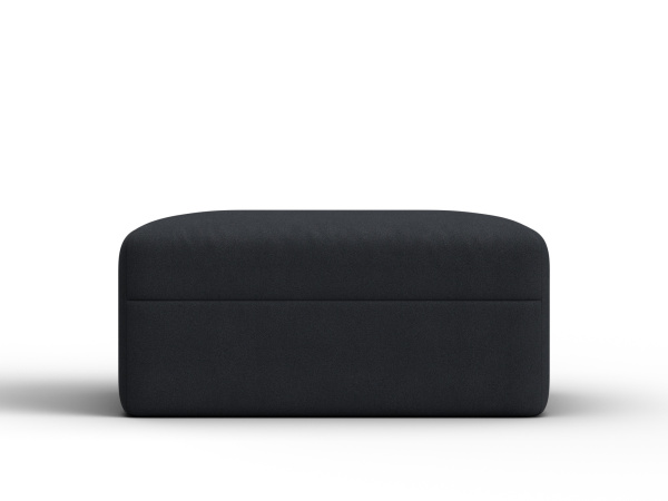 Модуль пуф Лига-060 НПБ Замша (JOLY 16 темно-серый)