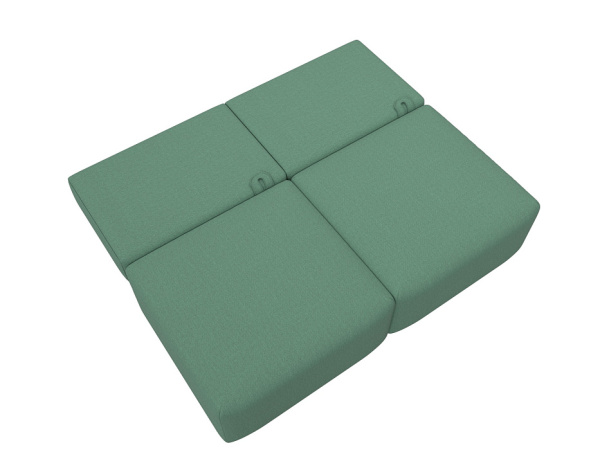 Диван прямой модульный Лига-060 НПБ Рогожка