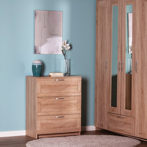 Комод СИРИУС с тремя ящиками