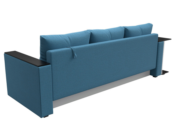 Диван прямой Атланта со столом слева Рогожка