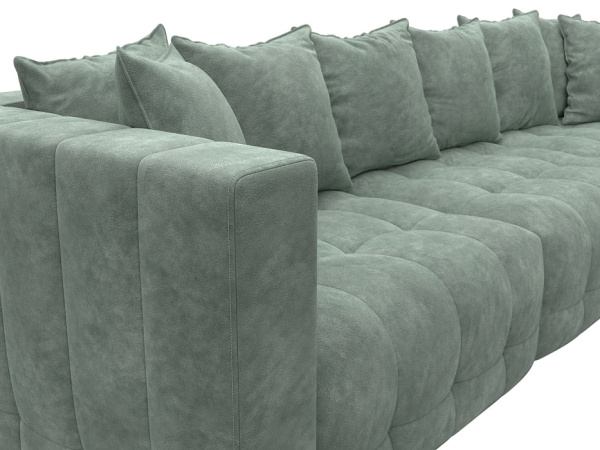 Диван угловой Лига-052 НПБ Лонг угол универсальный Велюр