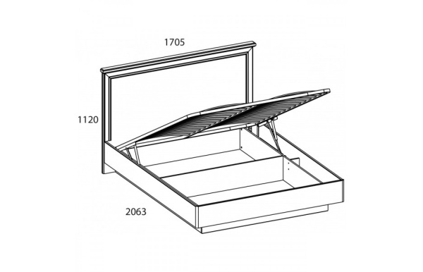 Кровать SEVILLA 160 с подъемником