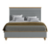 Кровать двуспальная Рандеву (Цвет Серый 7042/Антик 24, Размер спального места, мм 1400*2000)
