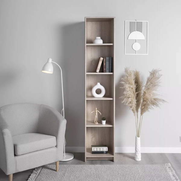 Стеллаж СИРИУС узкий, с пятью полками