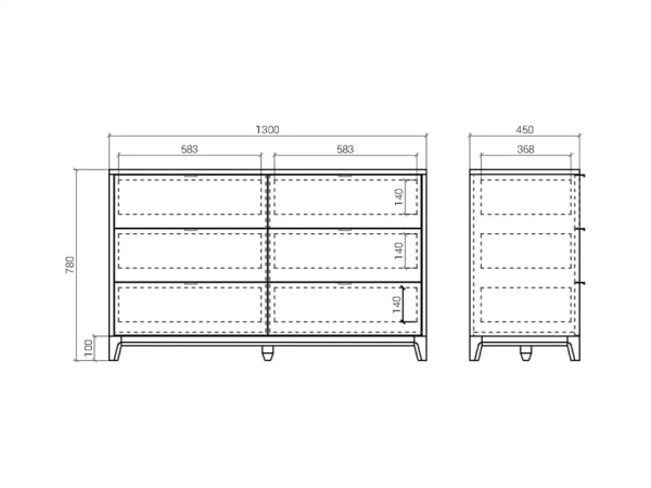 Комод Case CS042