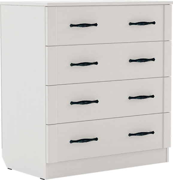 Комод Нокс 4 ящика (Белый)