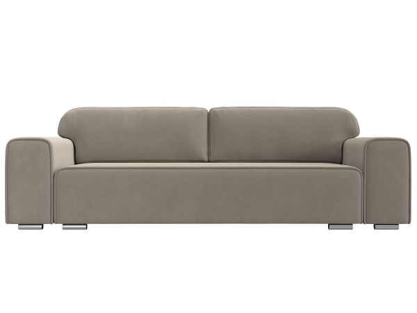 Диван прямой Лига-029 Микровельвет (Бежевый)