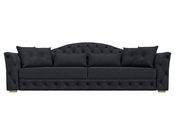 Диван прямой Артис Замша (JOLY 16 темно-серый)