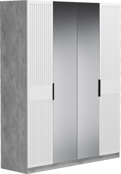 Двери с зеркалом Бержер (2 шт)