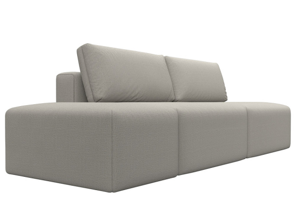 Диван прямой модульный с пуфом Лига-060 НПБ Рогожка