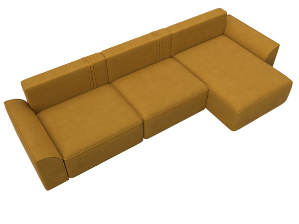 Диван угловой Лига-048 НПБ лонг Велюр