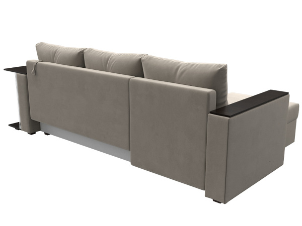 Диван угловой Атланта левый угол Микровельвет