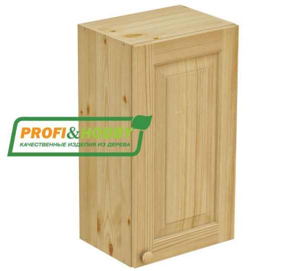 Шкаф настенный 1 дверь 450*720 филенка (Цвет без покрытия)