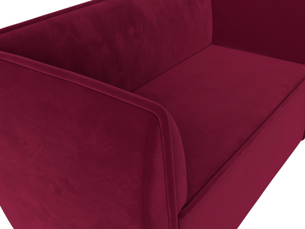 Диван кухонный прямой Бергамо 2-х местный Микровельвет