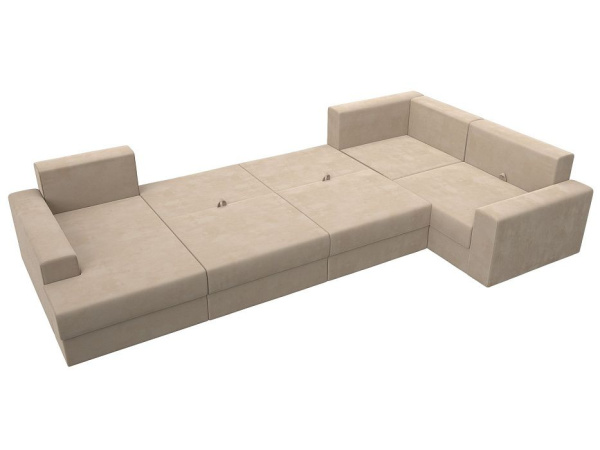 Диван П-образный Майами левый угол Велюр