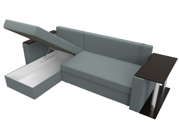 Диван угловой Атланта со столом левый угол Рогожка