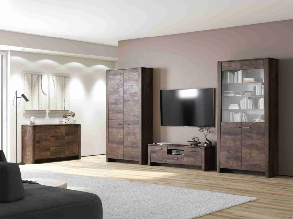 Шкаф-витрина двухдверный Мальта