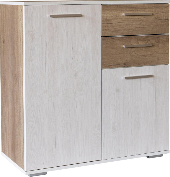 Тумба Юнона Лайт П3.0582.1.62 (Дуб бордо лайт+Дуб каньон)