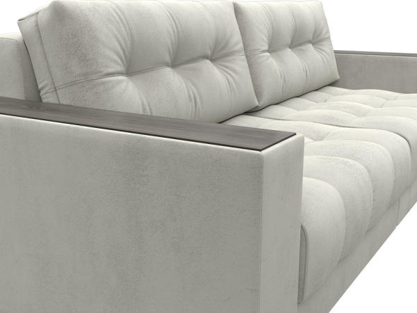 Диван прямой с декором Лига-049 НПБ Велюр