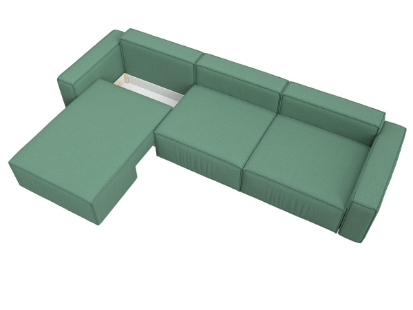 Диван угловой Прага Классик лонг левый угол Рогожка