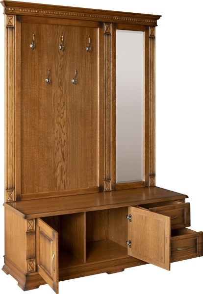 Тумба с вешалкой и зеркалом Верди Классик П3.0487.3.04