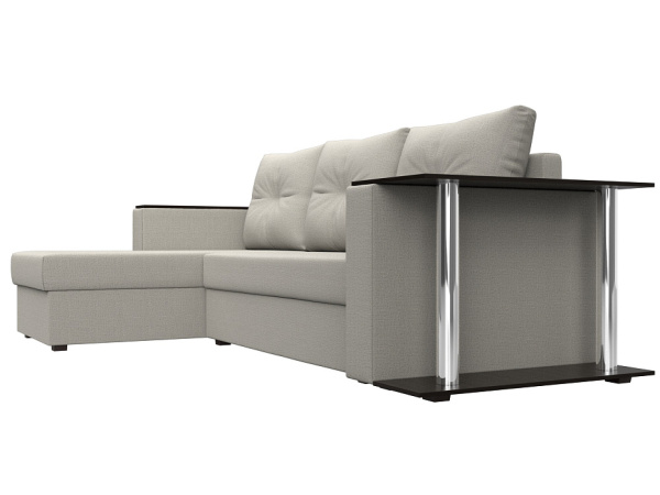 Диван угловой Атланта со столом левый угол Рогожка