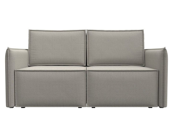 Диван прямой Либерти мини Рогожка (Амур 02 бежевый)