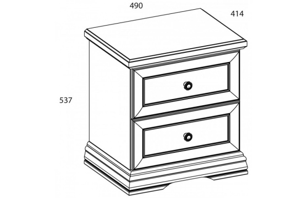 Тумба прикроватная SEVILLA 2S