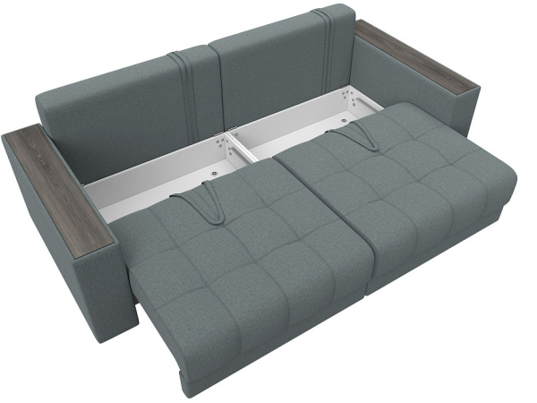 Диван прямой с декором Лига-049 НПБ Рогожка