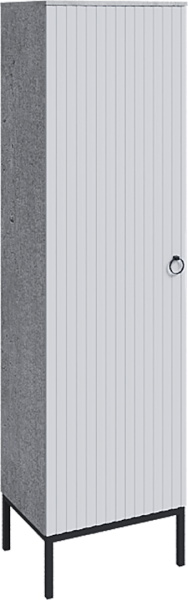 Пенал Бержер глухой (Метрополитан Грей/Белый)